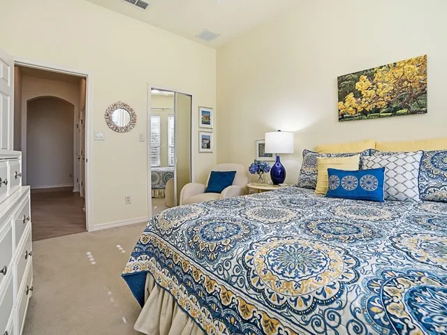Guest Bedroom with walk in closet