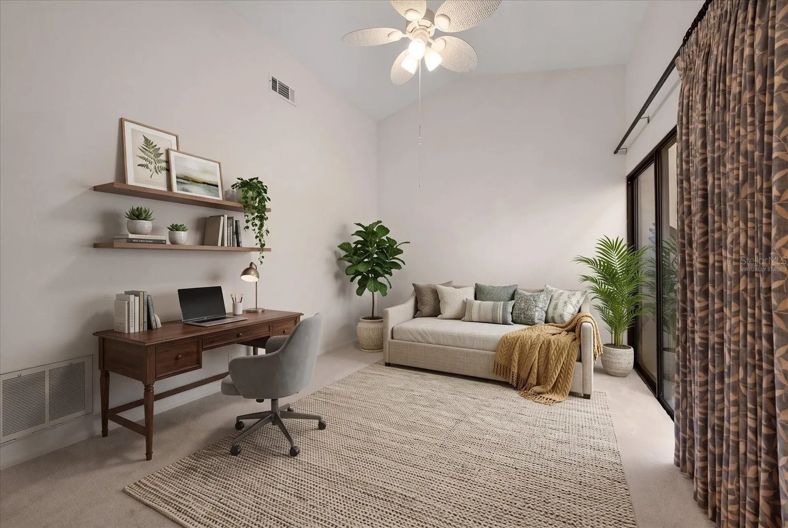 Virtually Staged Bedroom #3 or could be an office