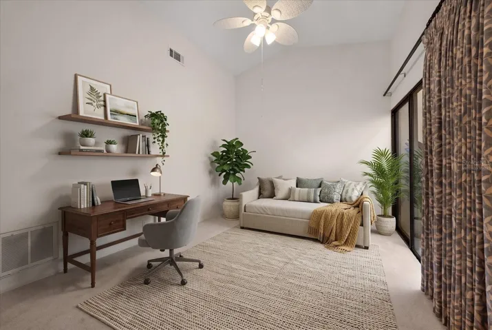 Virtually Staged Bedroom #3 or could be an office