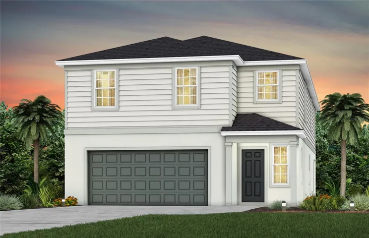 Exterior Design. Artistic rendering for this new construction home. Pictures are for illustrative purposes only. Elevations, colors and options may vary.