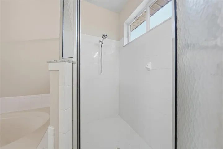 Primary bathroom walk-in shower