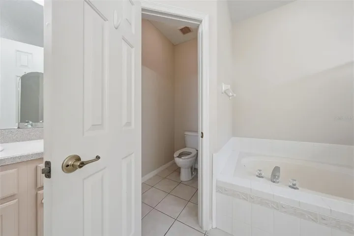 Primary bathroom Water closet