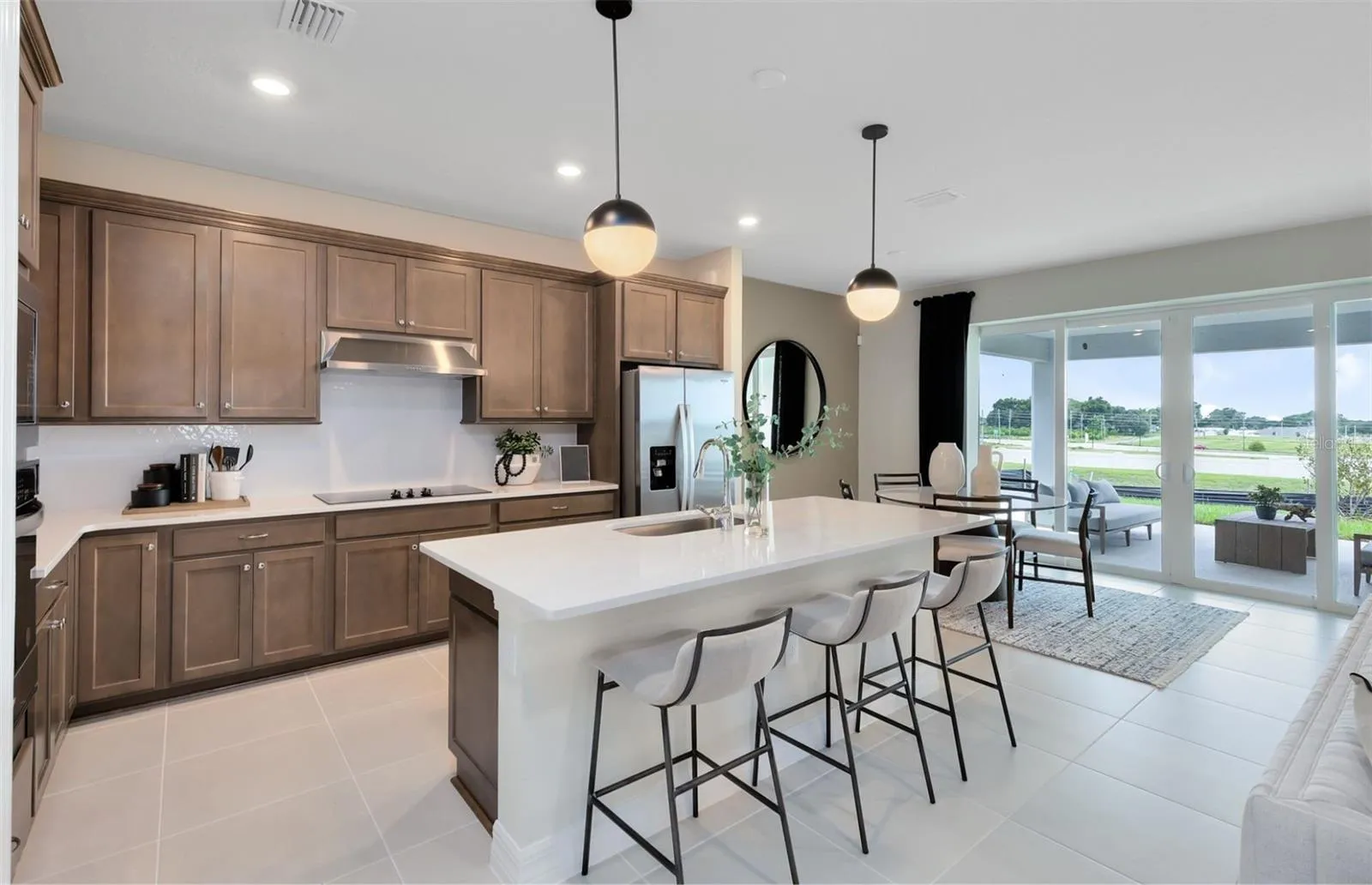 Model Home Design Only. Pictures and furnishings are for illustrative purposes only. Elevations, colors and options may vary. Furniture is for model home staging only.