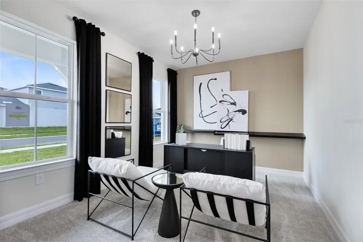 Model Home Design Only. Pictures and furnishings are for illustrative purposes only. Elevations, colors and options may vary. Furniture is for model home staging only.?