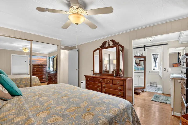 Master Bedroom with large Master Bathroom area