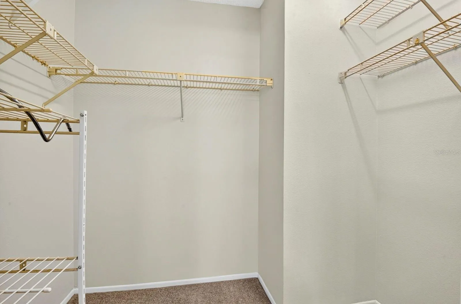 Large walk in closet for master