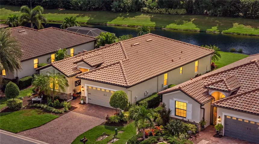Aerial above home