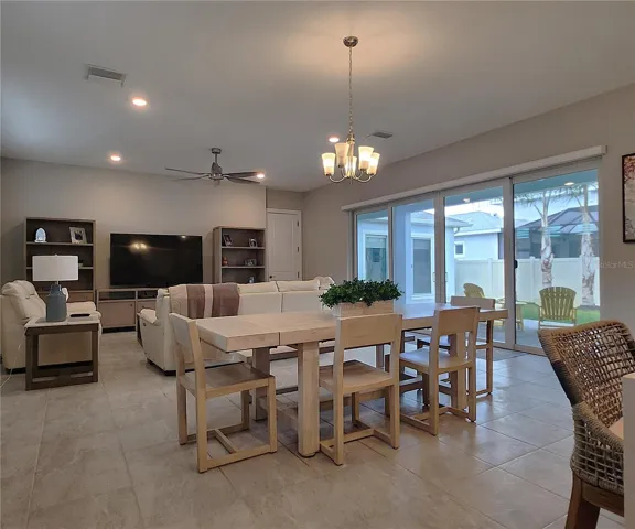 Main home: plantation shutters, remote controlled shade, large living room, dining area, large open kitchen, 3 bedrooms, 2 full bathrooms, 1 guest bathroom, interior laundry room