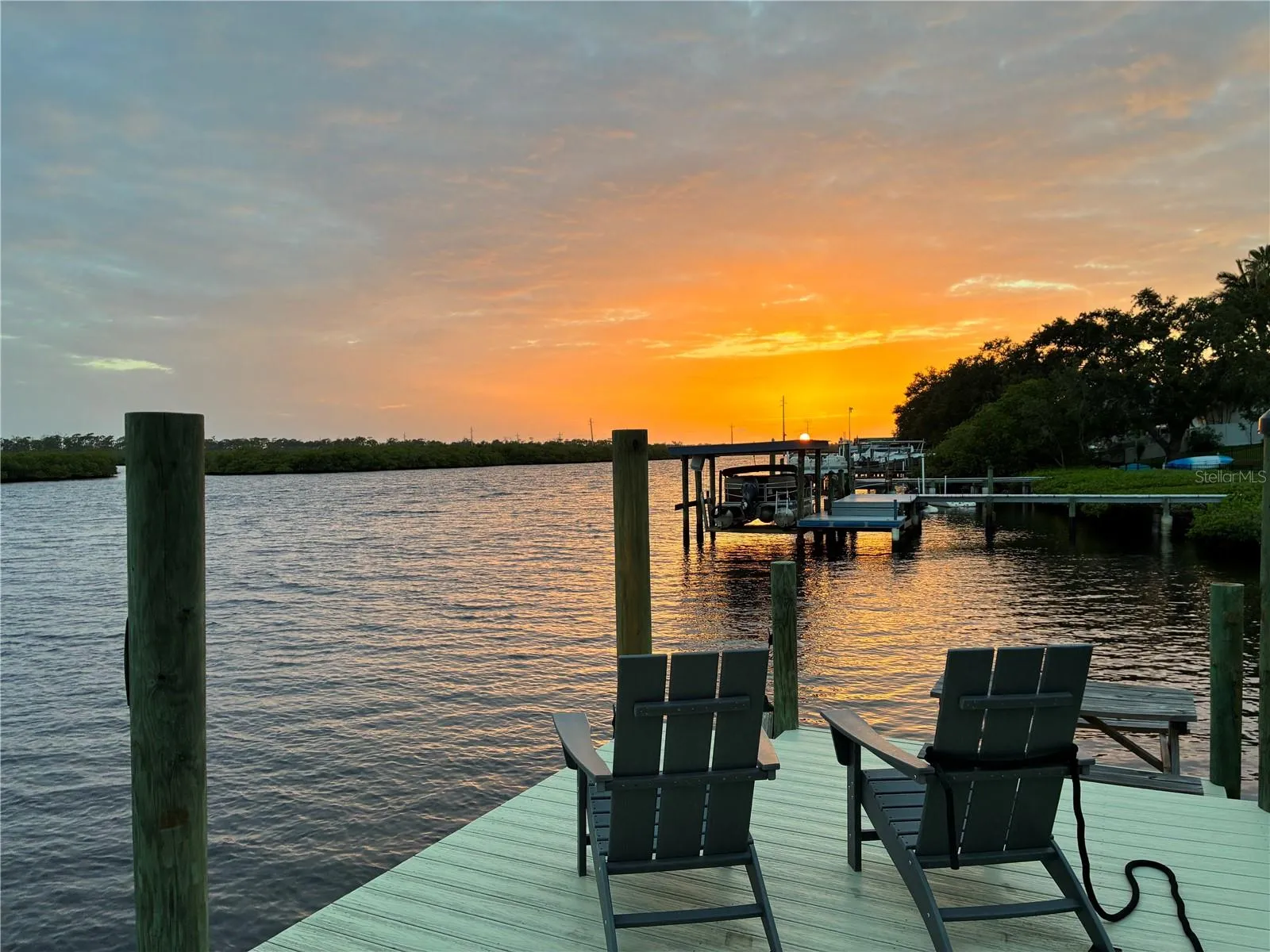 Happy Place For Sunsets Dock