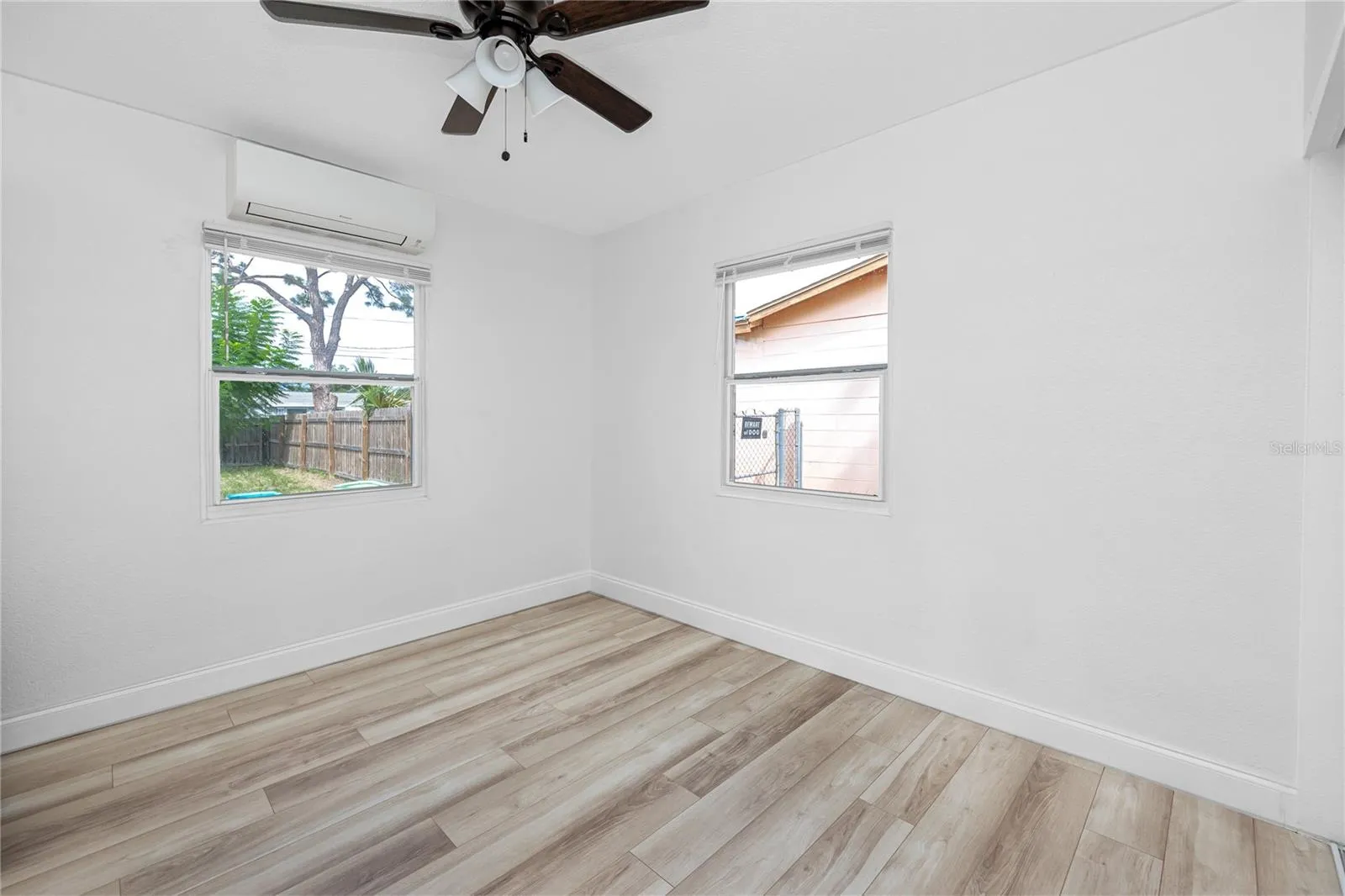 1st bedroom with mini split AC