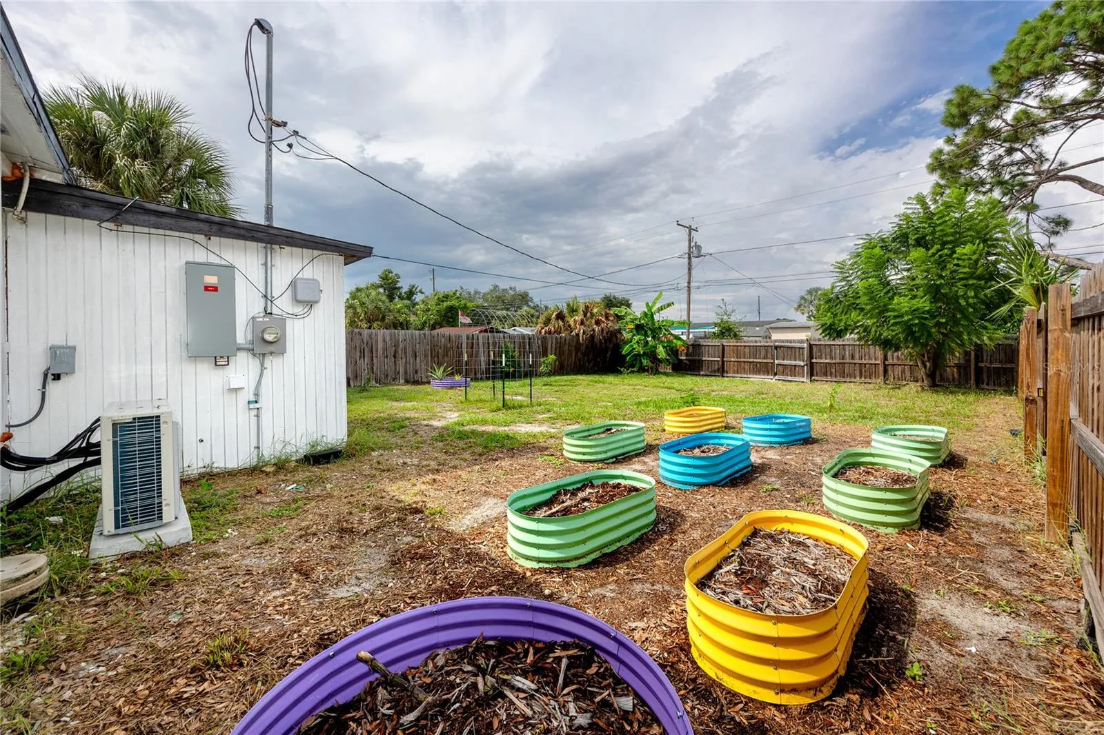 Backyard view - opportunity to garden