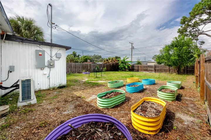 Backyard view - opportunity to garden