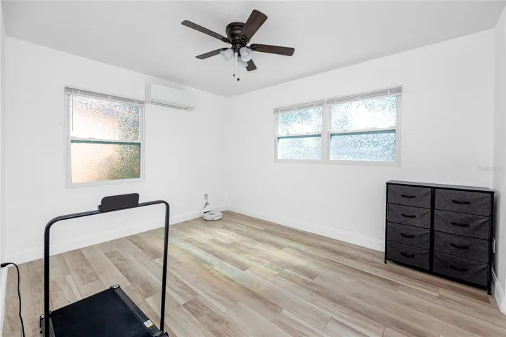 2nd bedroom with mini split AC