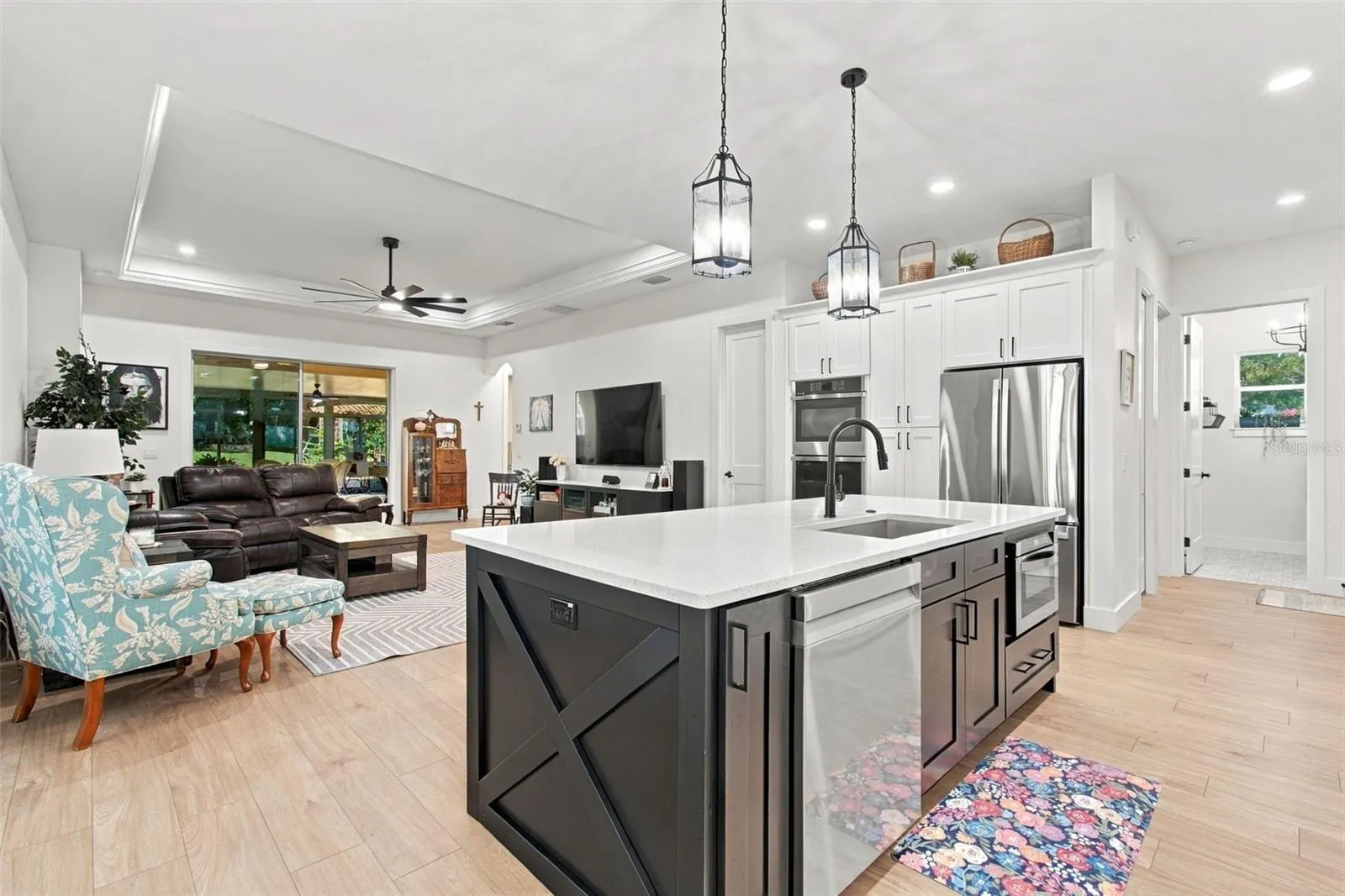 Kitchen and Living Room