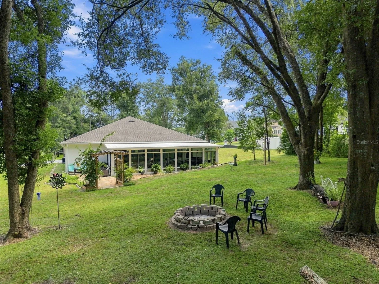 Fire Pit in Clearing