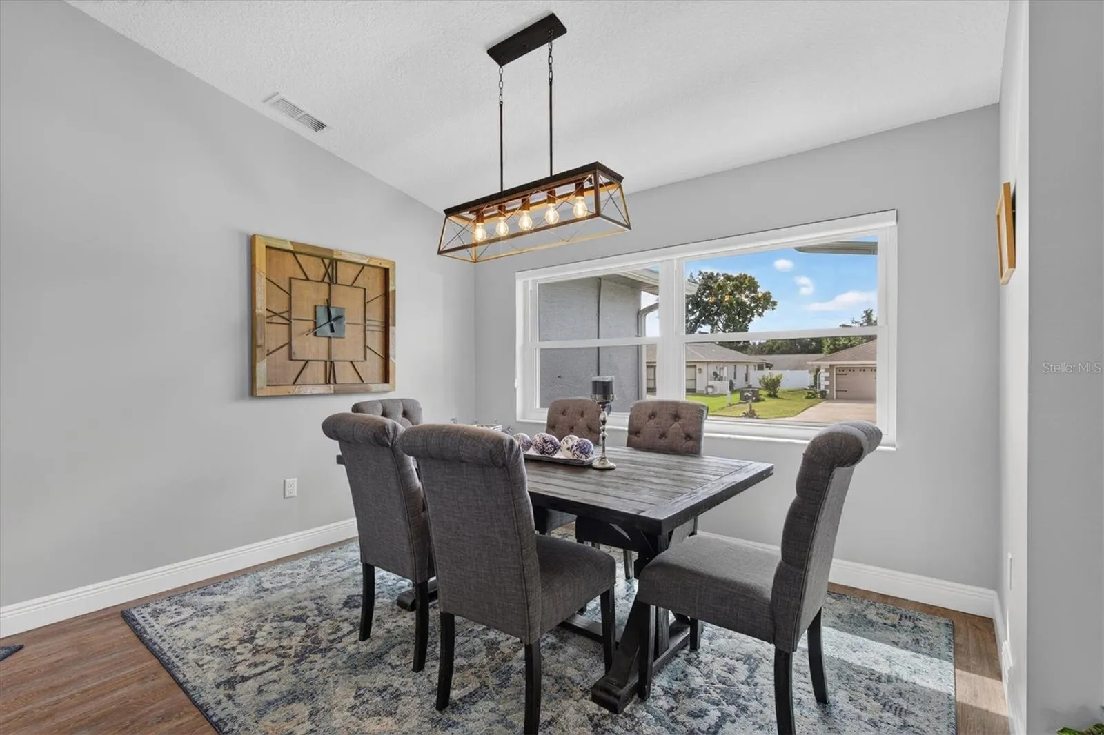 Dining Room with Double Paned Picture Window