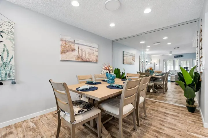 Spacious dining Room which opens to the living room