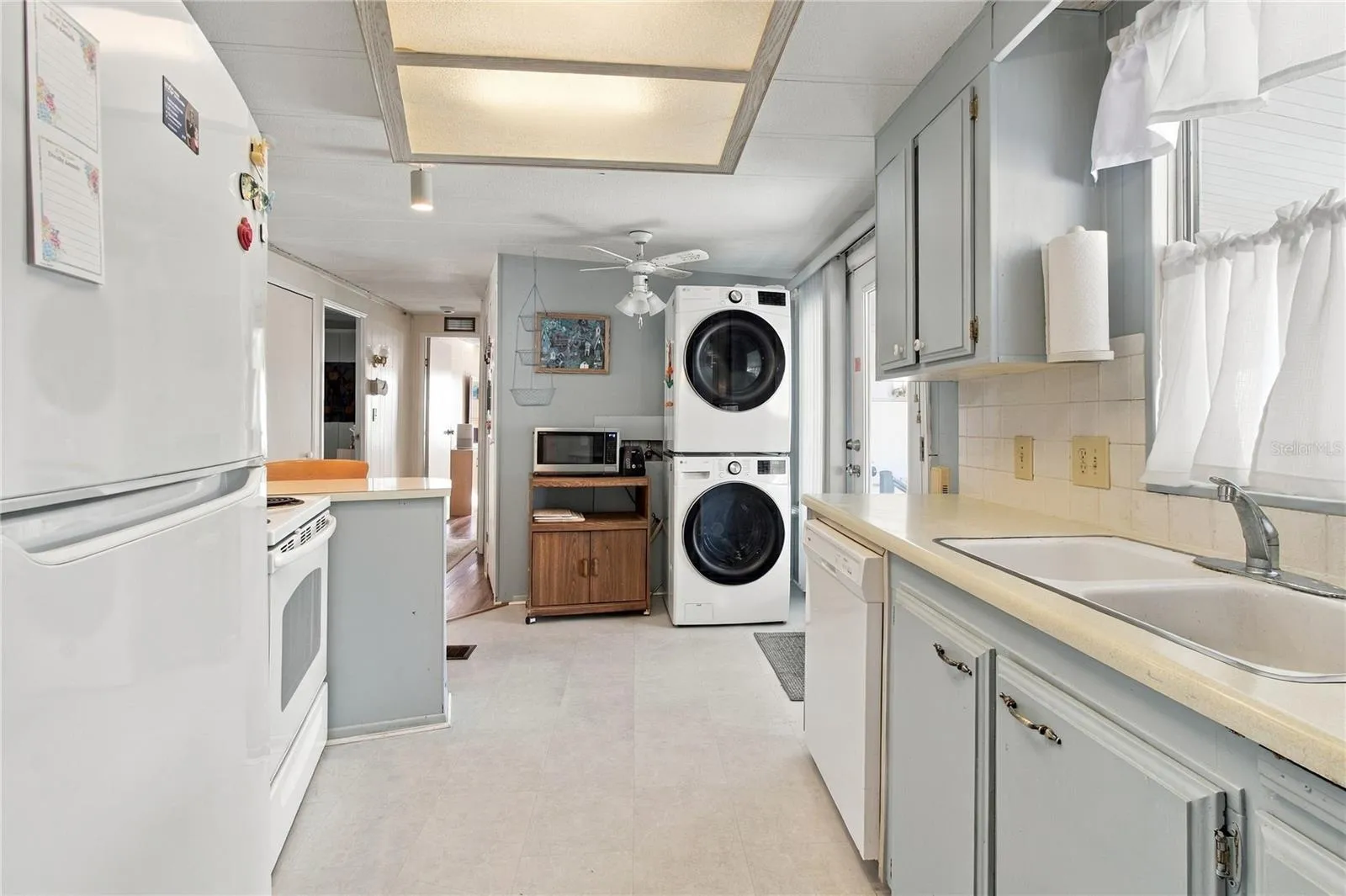 Washer and Dryer are in Kitchen.