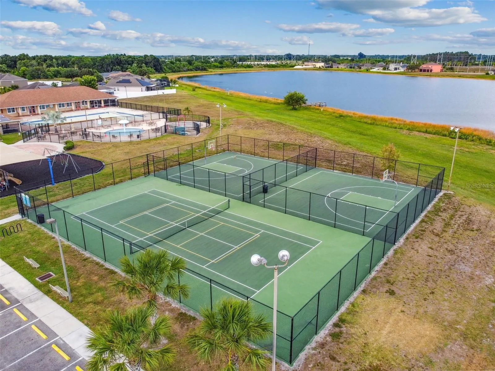 Tennis and Basketball Courts