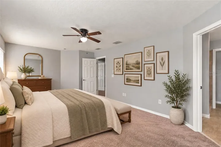 Primary Bedroom Virtually Staged