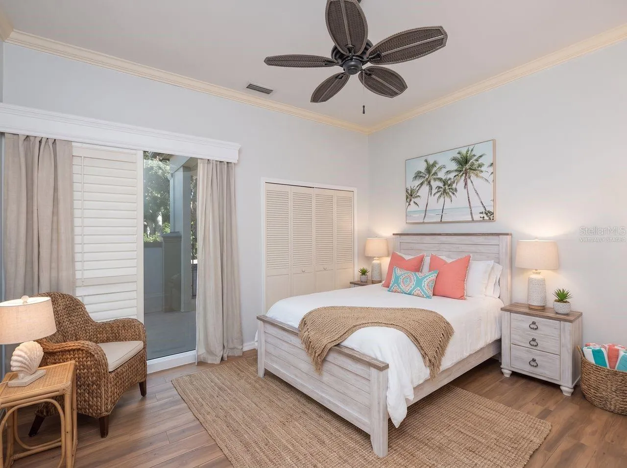 Guest bedroom 1 virtually staged