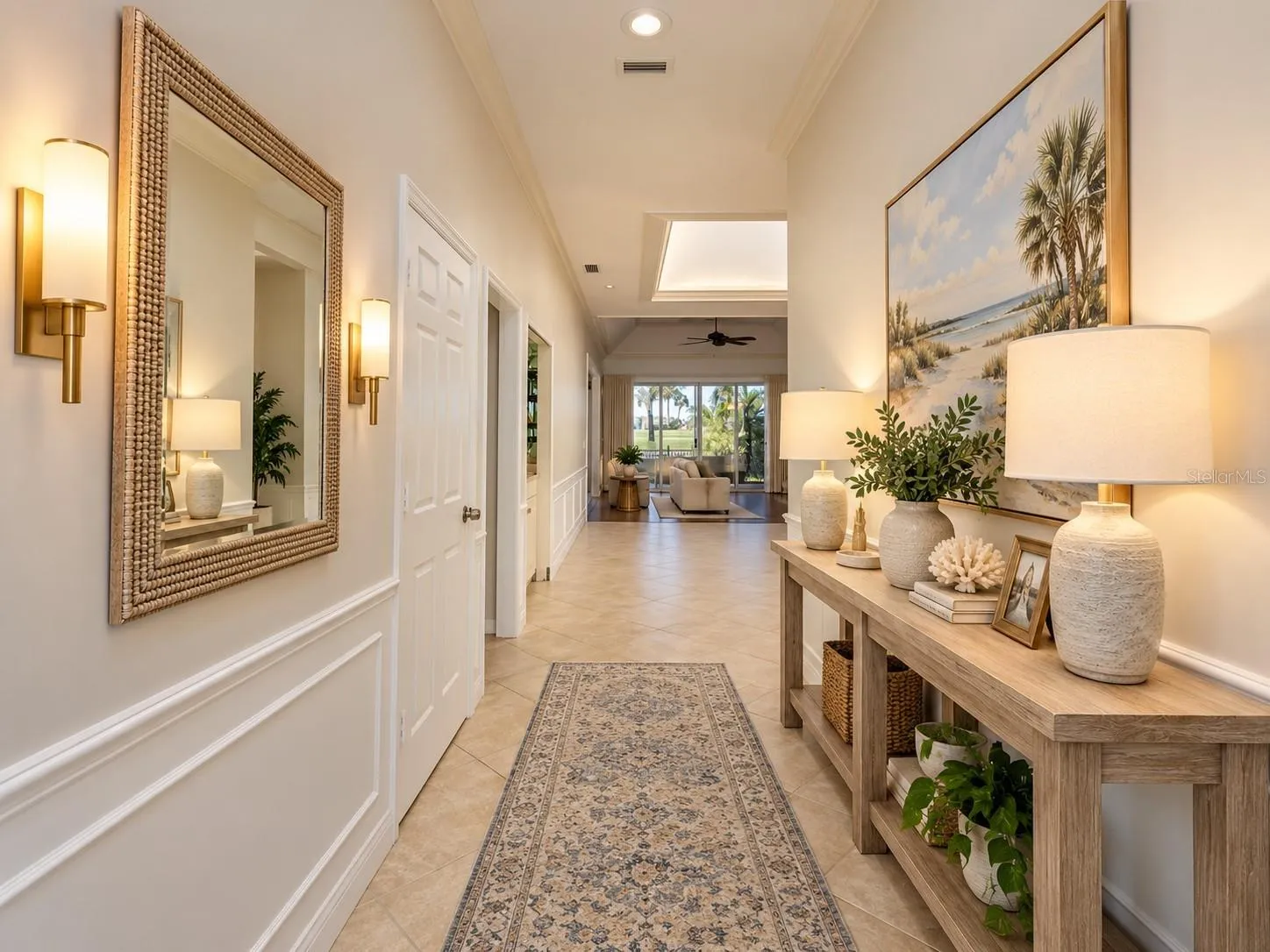 Virtually stated foyer