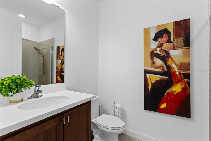 1st floor, full bath.