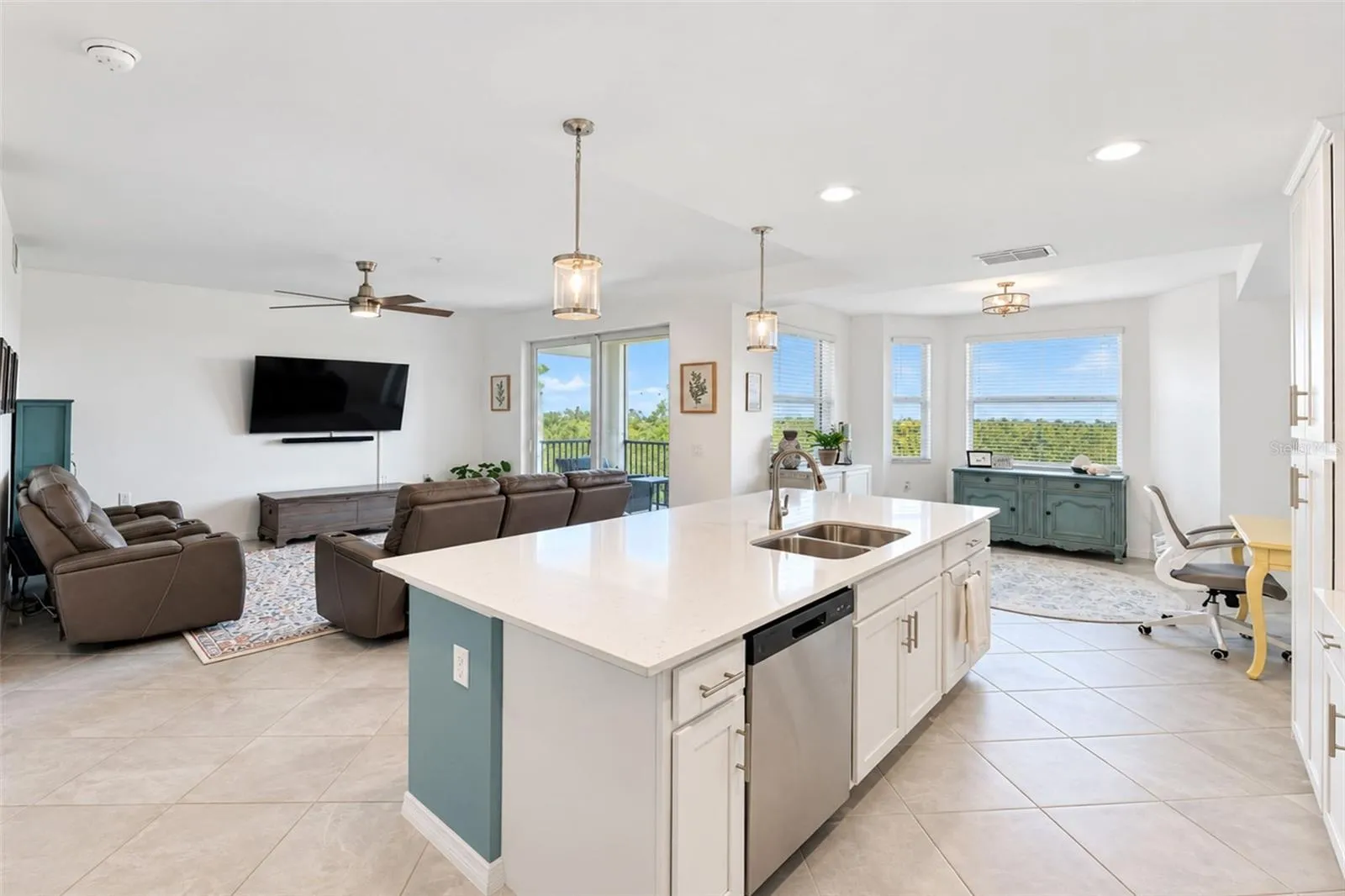 Kitchen toward Living