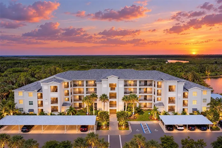 Building at Sunset