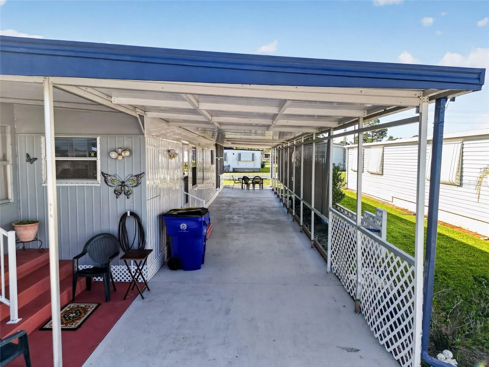 Ample covered parking