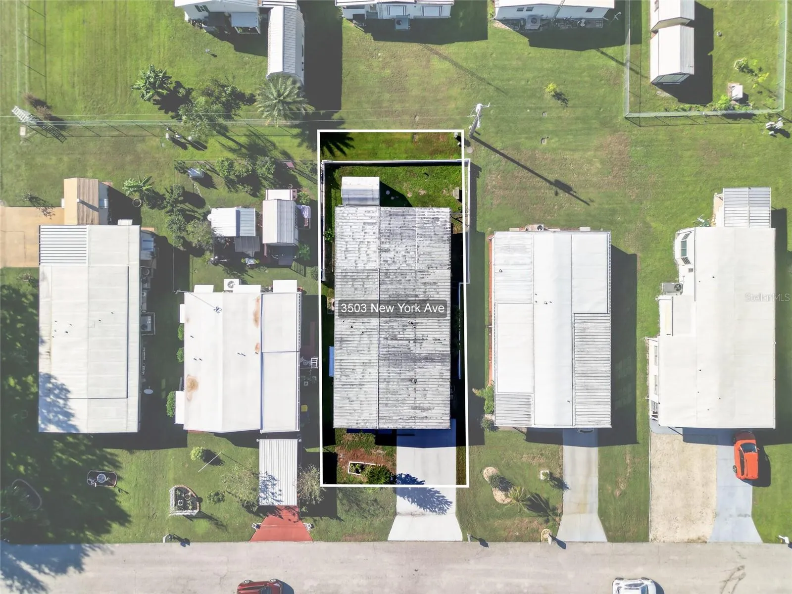 Overhead view