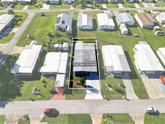 Aerial view from the north