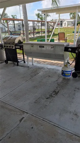 COOK OUT AREA AT CLUBHOUSE