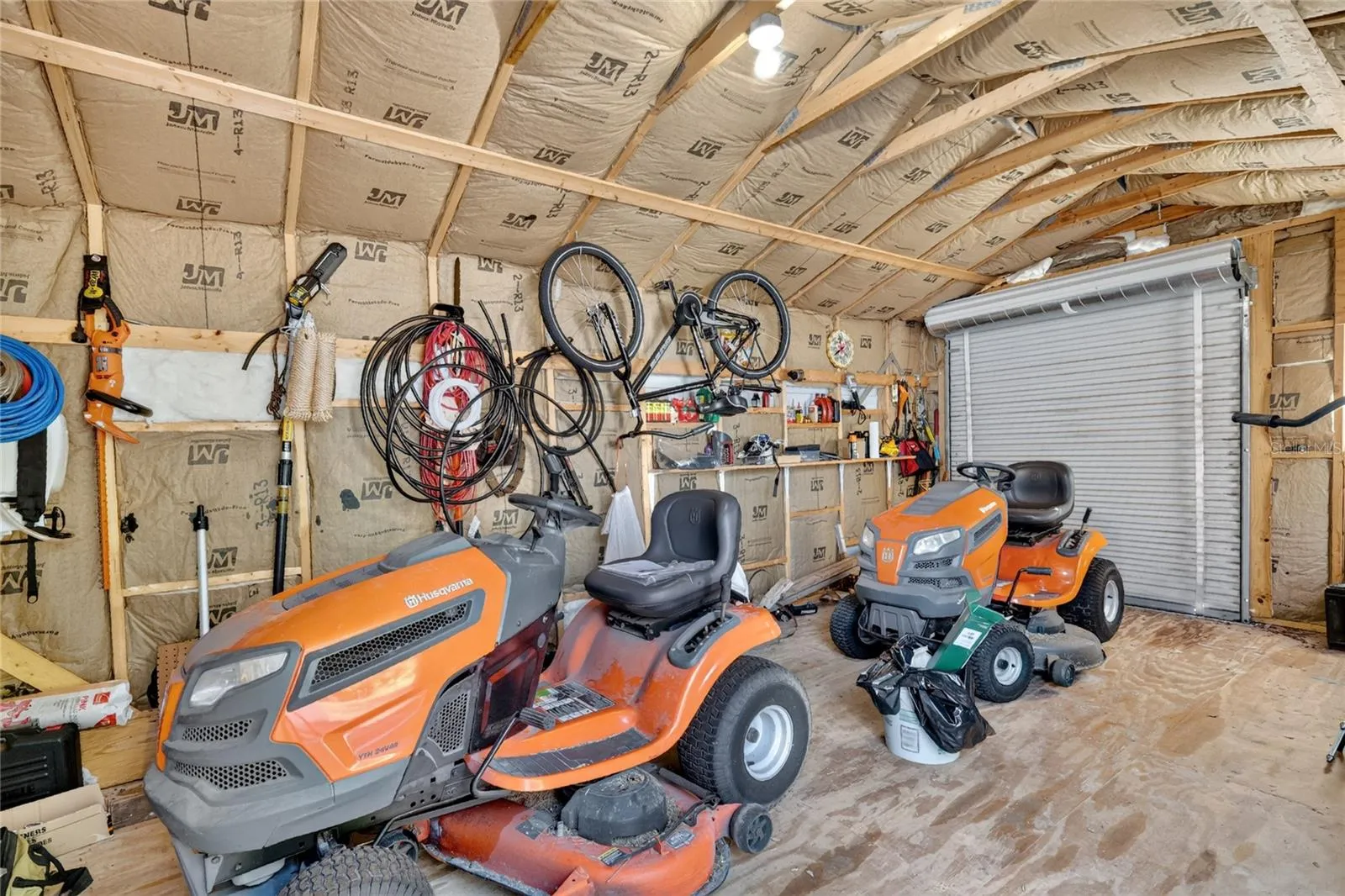 Inside Garden Shed