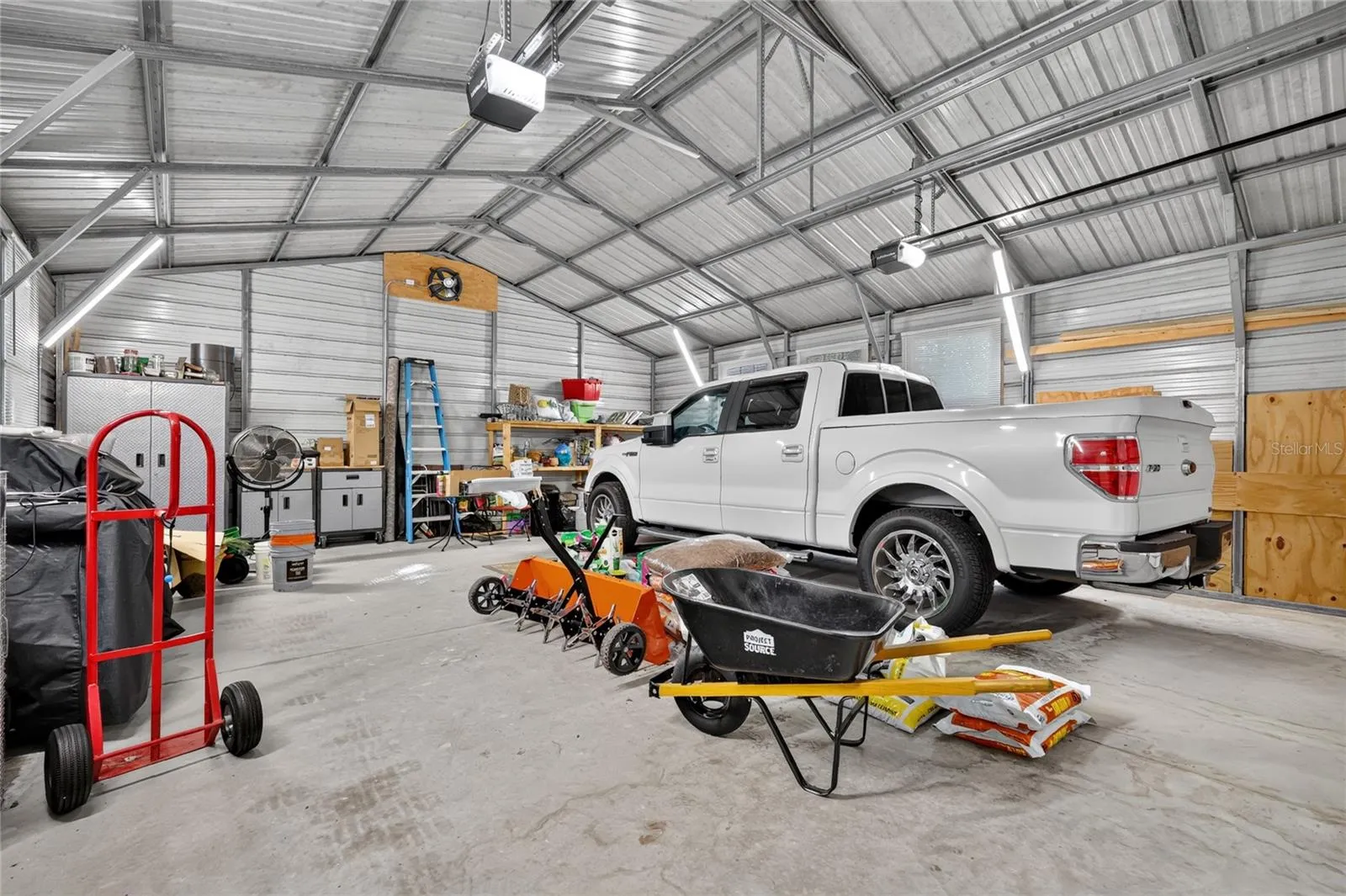 Inside Garage