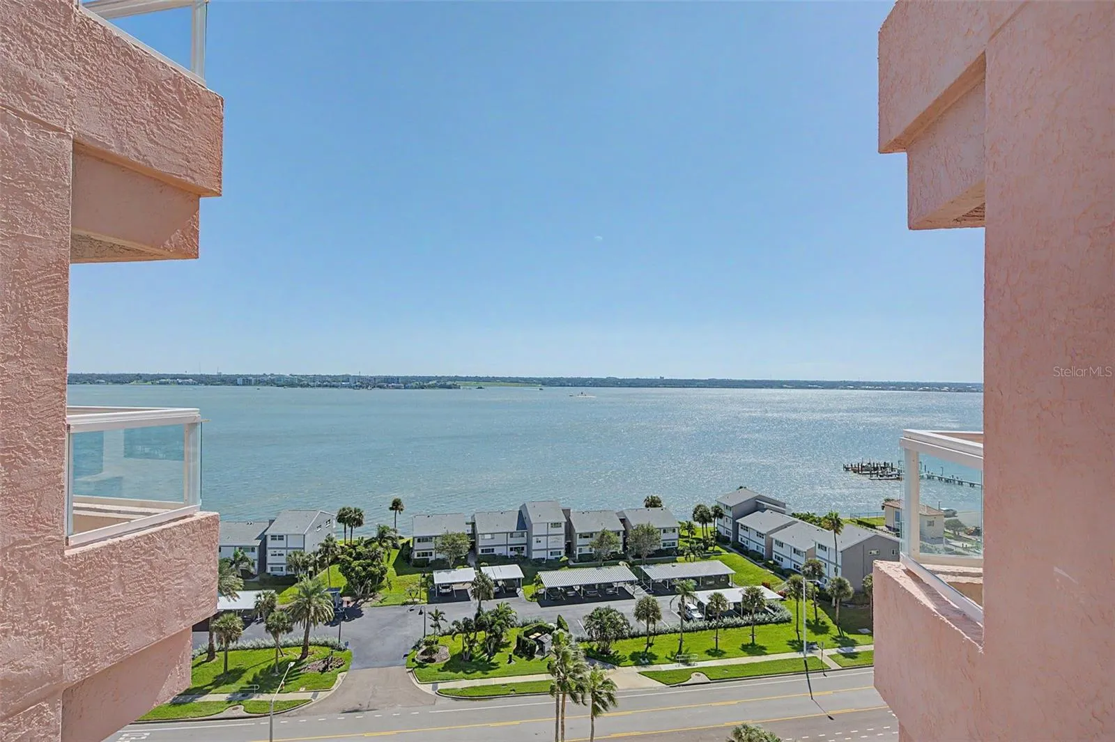 View from your smaller third balcony off the Kitchen