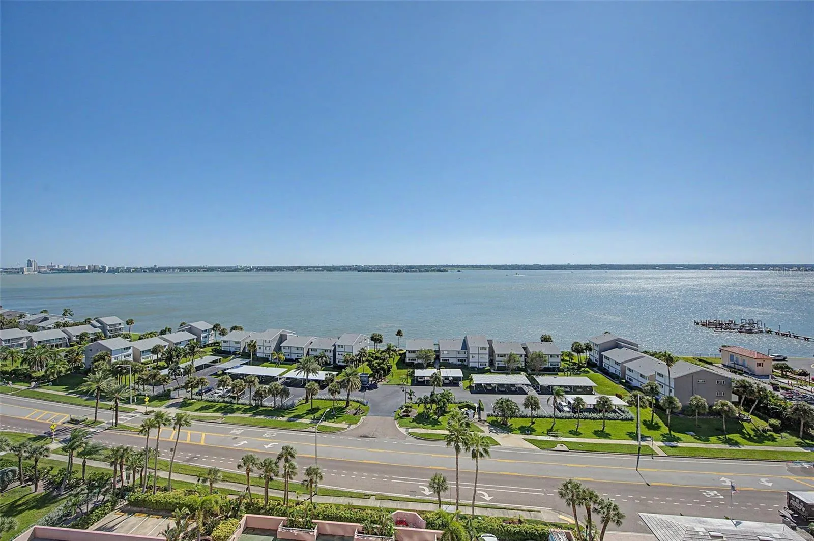 View of the Bay and Intracoastal from the second bedroom balcony!