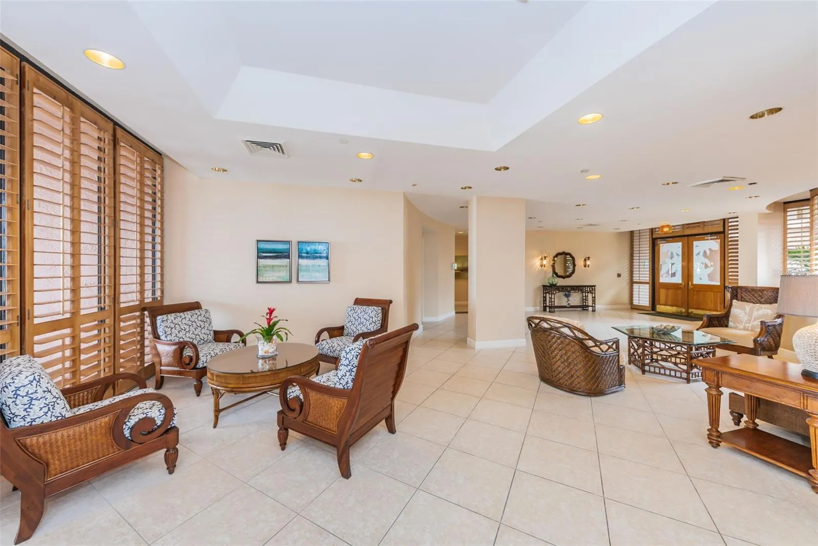 Clubhouse sitting areas