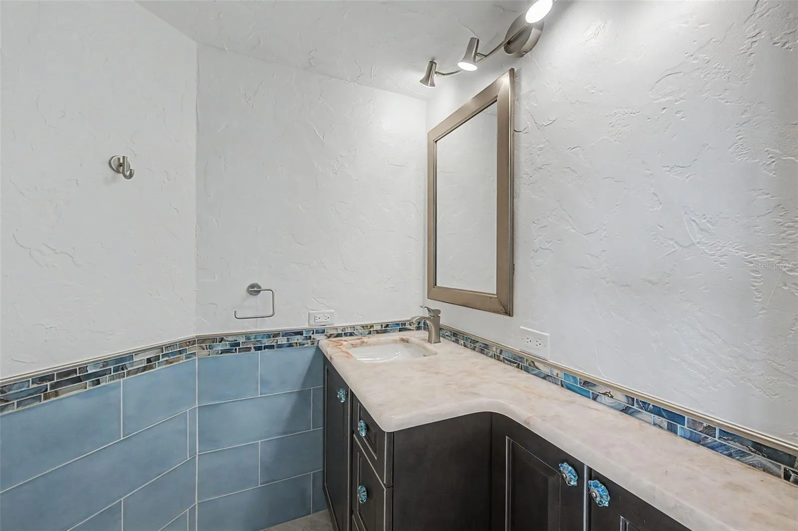 Powder room off the Kitchen
