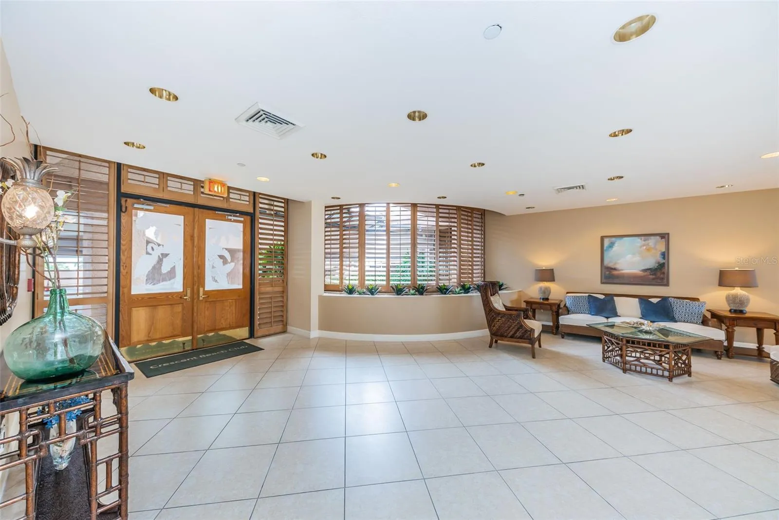 Entry into the Main Clubhouse