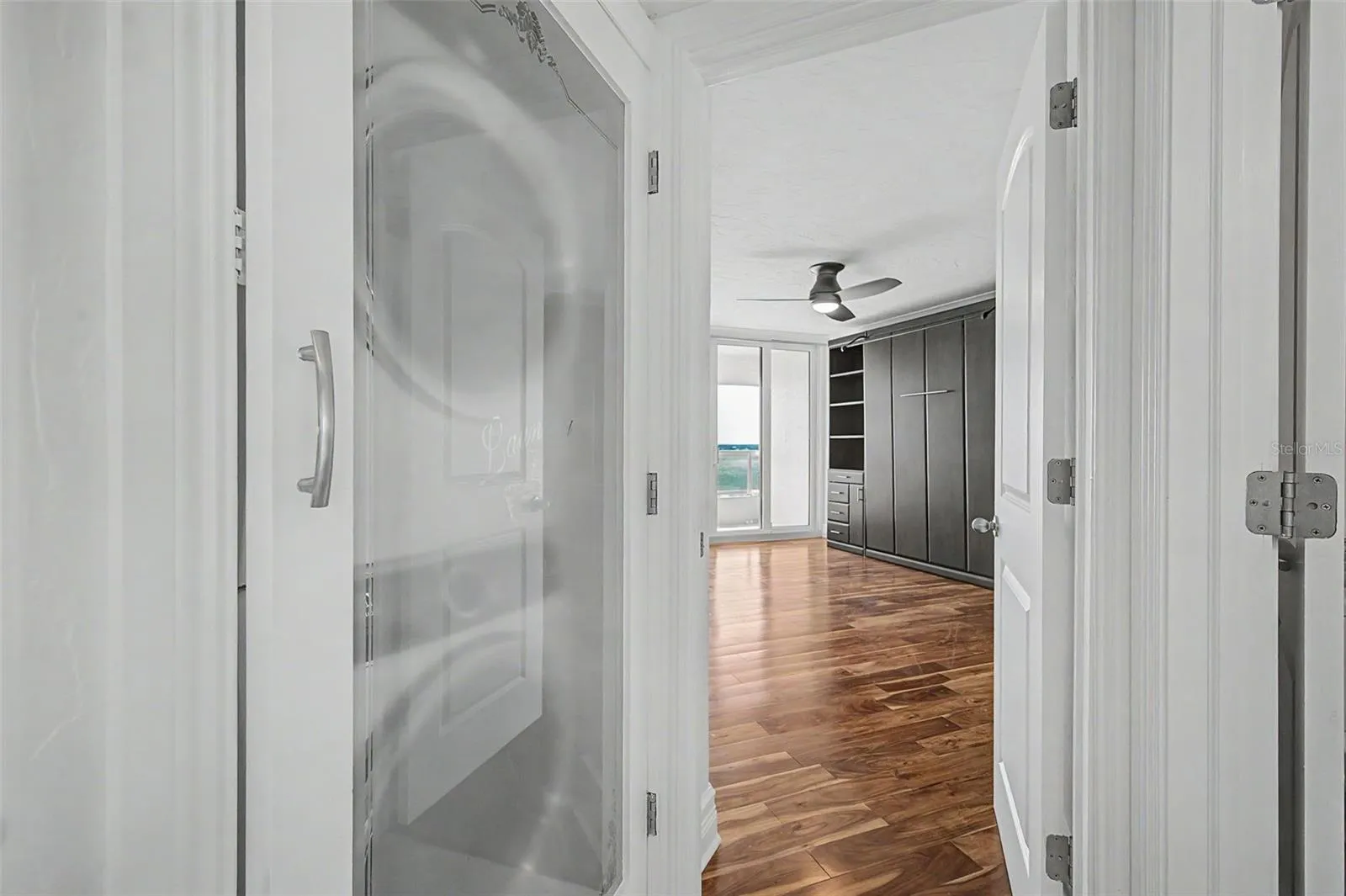 Laundry closet off the Kitchen