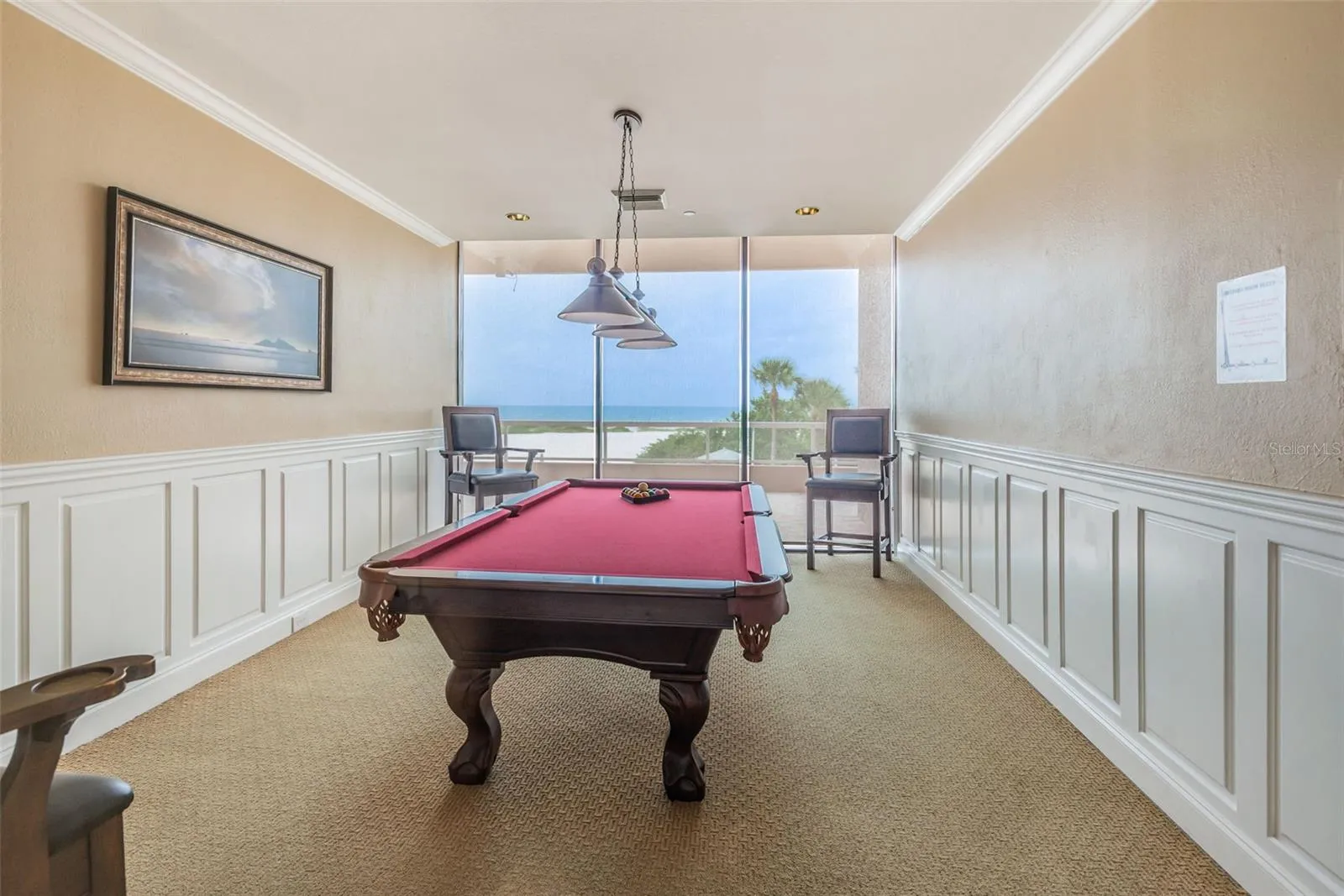 Billiards room