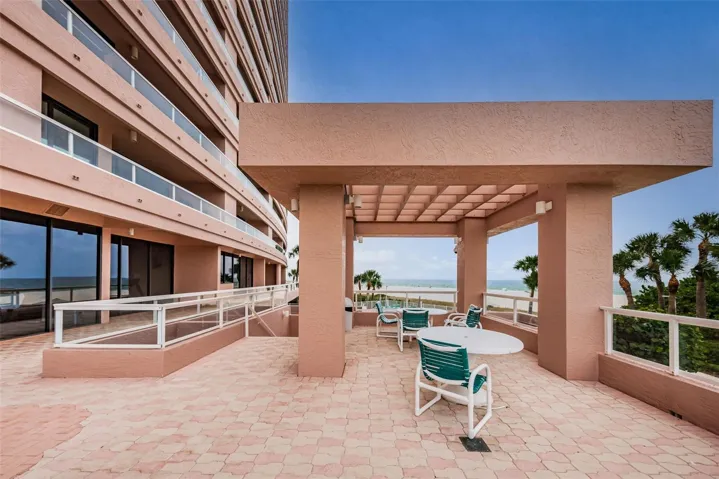 Patio area outside the Clubroom