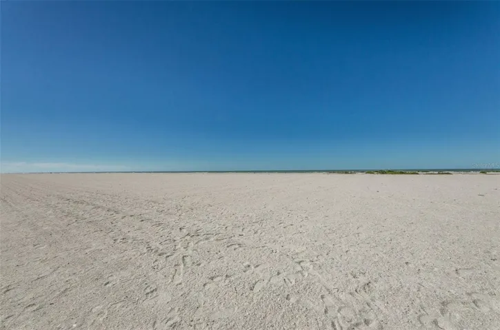 The sugary sands of the Beach at Sand Key