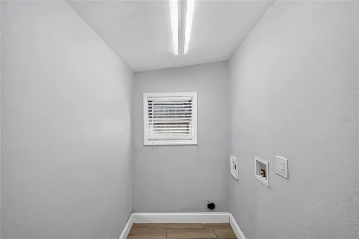 Laundry room off of kitchen