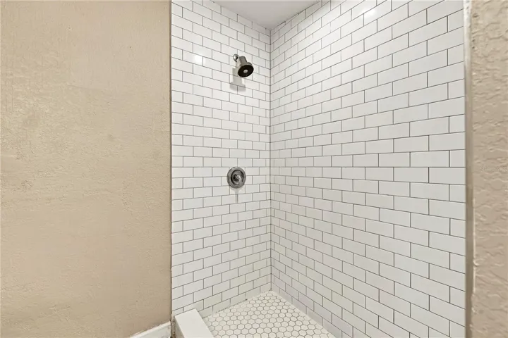 Walk in shower ensuite bathroom