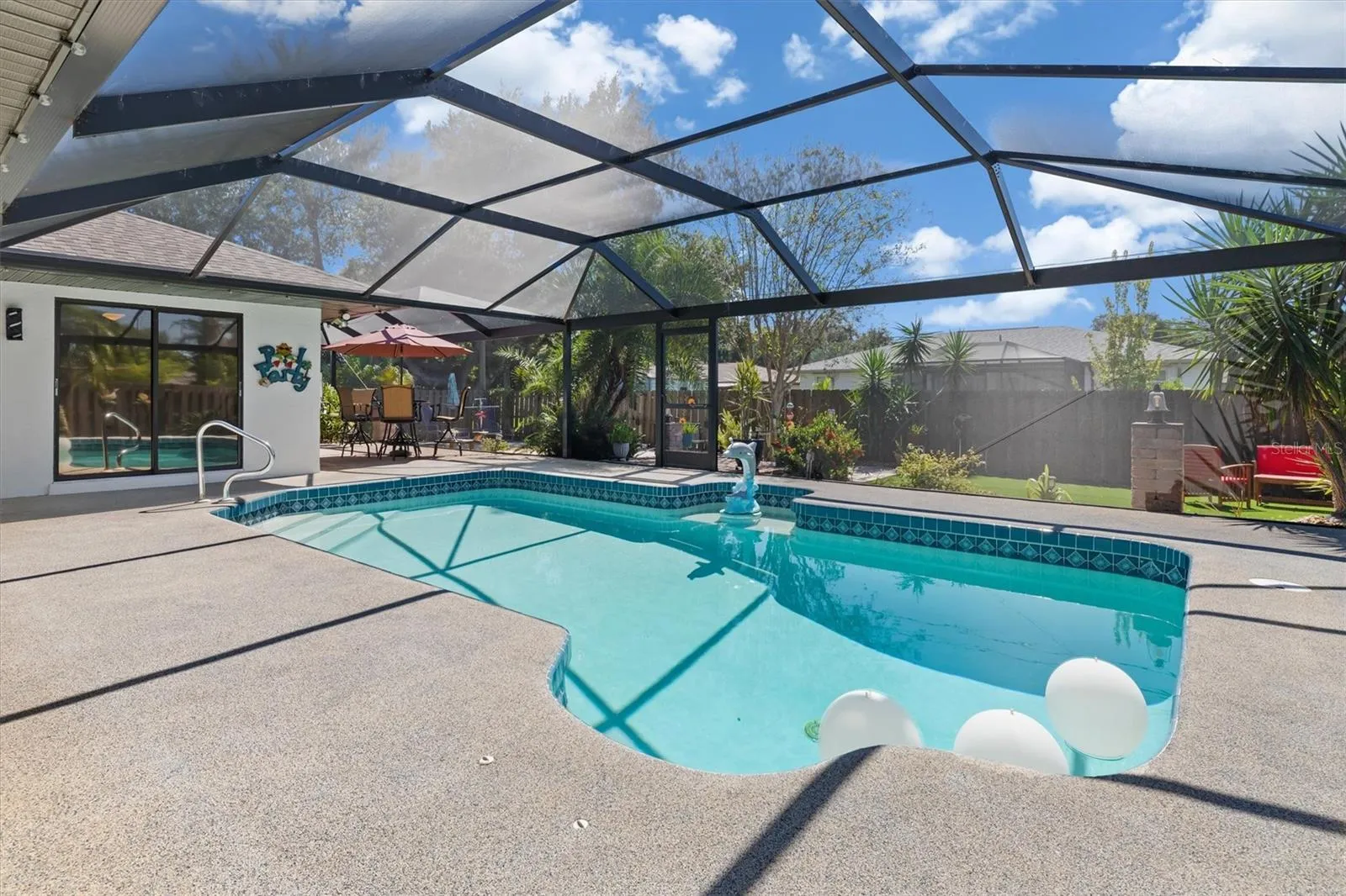 Sparkling pool
