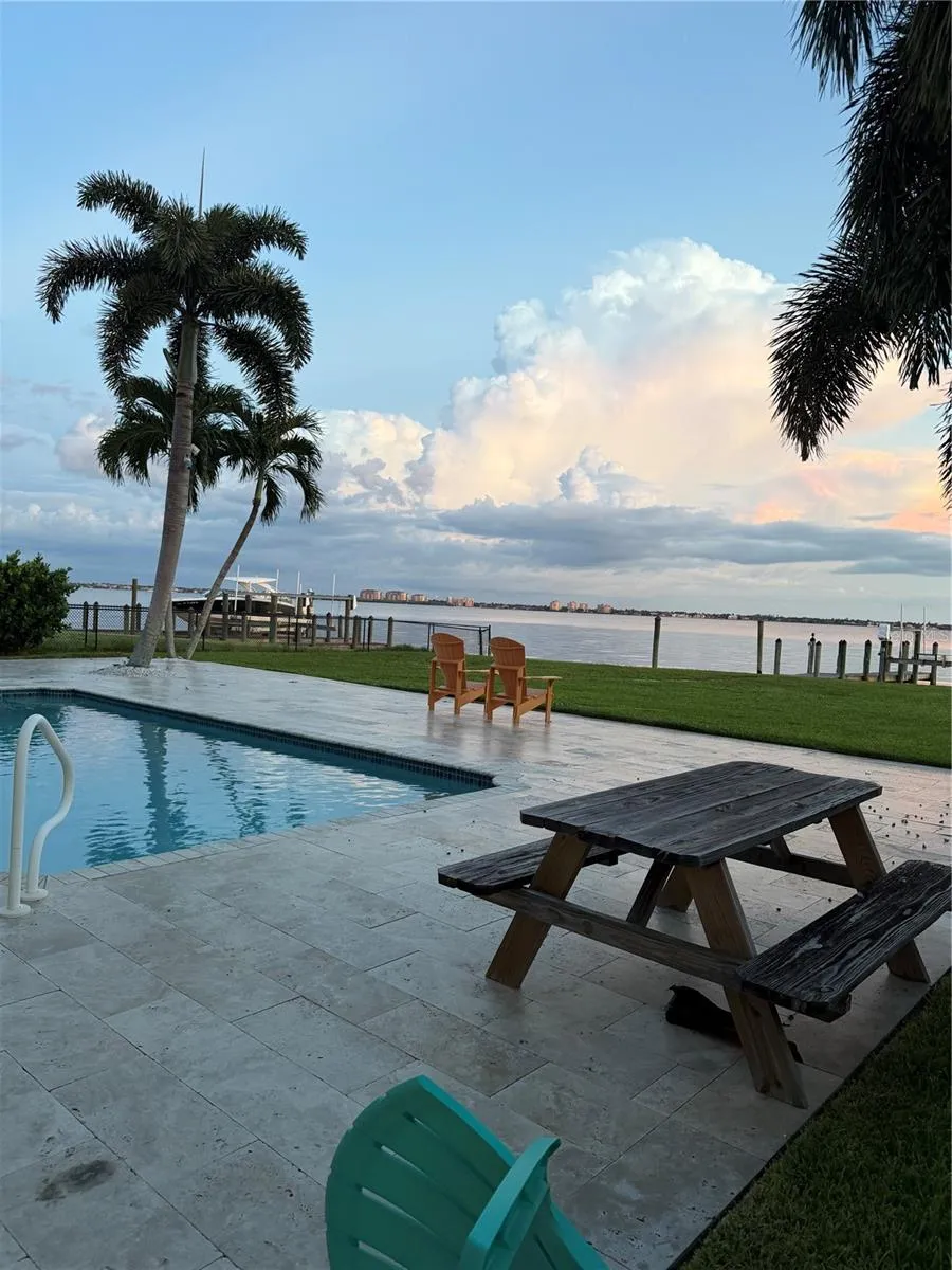 Pool and water View