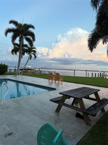Pool and water View