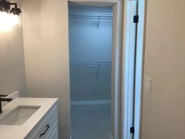 Primary walk in closet